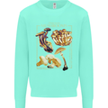 Mushroom Species Mycology Foraging Mens Sweatshirt Jumper Peppermint