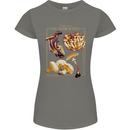Mushroom Species Mycology Foraging Womens Petite Cut T-Shirt Charcoal
