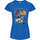 Mushroom Species Mycology Foraging Womens Petite Cut T-Shirt Royal Blue