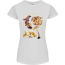 Mushroom Species Mycology Foraging Womens Petite Cut T-Shirt White
