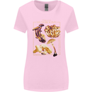Mushroom Species Mycology Foraging Womens Wider Cut T-Shirt Light Pink