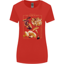 Mushroom Species Mycology Foraging Womens Wider Cut T-Shirt Red