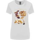 Mushroom Species Mycology Foraging Womens Wider Cut T-Shirt White