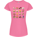 Mushroom Species Womens Petite Cut T-Shirt Azalea