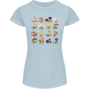 Mushroom Species Womens Petite Cut T-Shirt Light Blue
