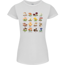 Mushroom Species Womens Petite Cut T-Shirt White