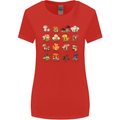 Mushroom Species Womens Wider Cut T-Shirt Red