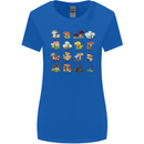 Mushroom Species Womens Wider Cut T-Shirt Royal Blue