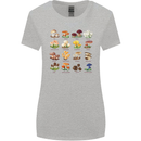 Mushroom Species Womens Wider Cut T-Shirt Sports Grey