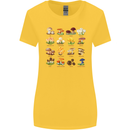 Mushroom Species Womens Wider Cut T-Shirt Yellow