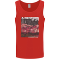 Mushrooms A Network of Life Mycology Mens Vest Tank Top Red