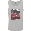 Mushrooms A Network of Life Mycology Mens Vest Tank Top Sports Grey
