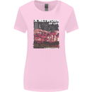Mushrooms A Network of Life Mycology Womens Wider Cut T-Shirt Light Pink