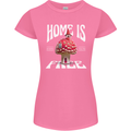 Mushrooms Home is Where You're Free Womens Petite Cut T-Shirt Azalea