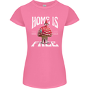 Mushrooms Home is Where You're Free Womens Petite Cut T-Shirt Azalea