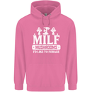 Mushrooms I Like To Forage MILF Childrens Kids Hoodie Azalea