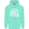 Mushrooms I Like To Forage MILF Childrens Kids Hoodie Peppermint