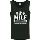 Mushrooms I Like To Forage MILF Mens Vest Tank Top Black