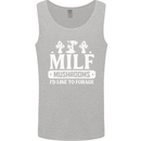 Mushrooms I Like To Forage MILF Mens Vest Tank Top Sports Grey