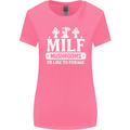 Mushrooms I Like To Forage MILF Womens Wider Cut T-Shirt Azalea