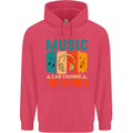 Music Can Change the World Childrens Kids Hoodie Heliconia