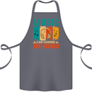 Music Can Change the World Cotton Apron 100% Organic Steel