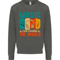 Music Can Change the World Kids Sweatshirt Jumper Storm Grey