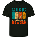 Music Can Change the World Kids T-Shirt Childrens Black