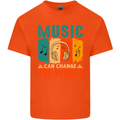 Music Can Change the World Kids T-Shirt Childrens Orange