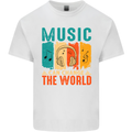 Music Can Change the World Kids T-Shirt Childrens White