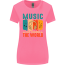 Music Can Change the World Womens Wider Cut T-Shirt Azalea