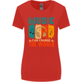 Music Can Change the World Womens Wider Cut T-Shirt Red
