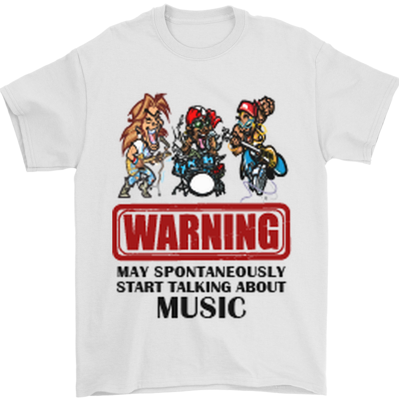 Music Festival Beer Alcohol Gig Dance Rock Mens T-Shirt Cotton Gildan White