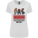 Music Festival Beer Alcohol Gig Dance Rock Womens Wider Cut T-Shirt White