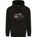 Music Ghetto Blaster Train Dance Childrens Kids Hoodie Black