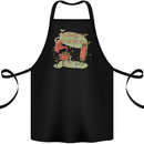 Music I am Your Grandfather DJ Stream Vinyl Cotton Apron 100% Organic Black