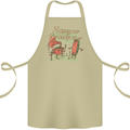 Music I am Your Grandfather DJ Stream Vinyl Cotton Apron 100% Organic Khaki