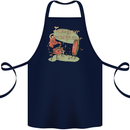 Music I am Your Grandfather DJ Stream Vinyl Cotton Apron 100% Organic Navy Blue