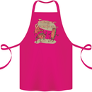 Music I am Your Grandfather DJ Stream Vinyl Cotton Apron 100% Organic Pink