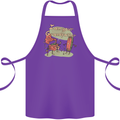 Music I am Your Grandfather DJ Stream Vinyl Cotton Apron 100% Organic Purple