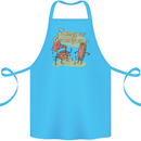 Music I am Your Grandfather DJ Stream Vinyl Cotton Apron 100% Organic Turquoise