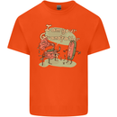 Music I am Your Grandfather DJ Stream Vinyl Kids T-Shirt Childrens Orange