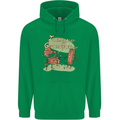 Music I am Your Grandfather DJ Stream Vinyl Mens 80% Cotton Hoodie Irish Green