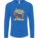 Music I am Your Grandfather DJ Stream Vinyl Mens Long Sleeve T-Shirt Royal Blue