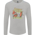 Music I am Your Grandfather DJ Stream Vinyl Mens Long Sleeve T-Shirt Sports Grey