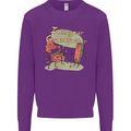 Music I am Your Grandfather DJ Stream Vinyl Mens Sweatshirt Jumper Purple