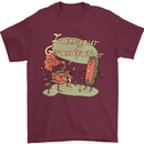 Music I am Your Grandfather DJ Stream Vinyl Mens T-Shirt Cotton Gildan Maroon