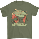 Music I am Your Grandfather DJ Stream Vinyl Mens T-Shirt Cotton Gildan Military Green