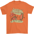 Music I am Your Grandfather DJ Stream Vinyl Mens T-Shirt Cotton Gildan Orange