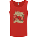 Music I am Your Grandfather DJ Stream Vinyl Mens Vest Tank Top Red